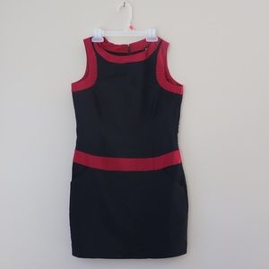black cocktail dress with pockets - Le Chateau